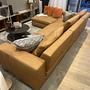 Molteni & C „Turner“ Leather Sofa with Ottoman & Cushions 4