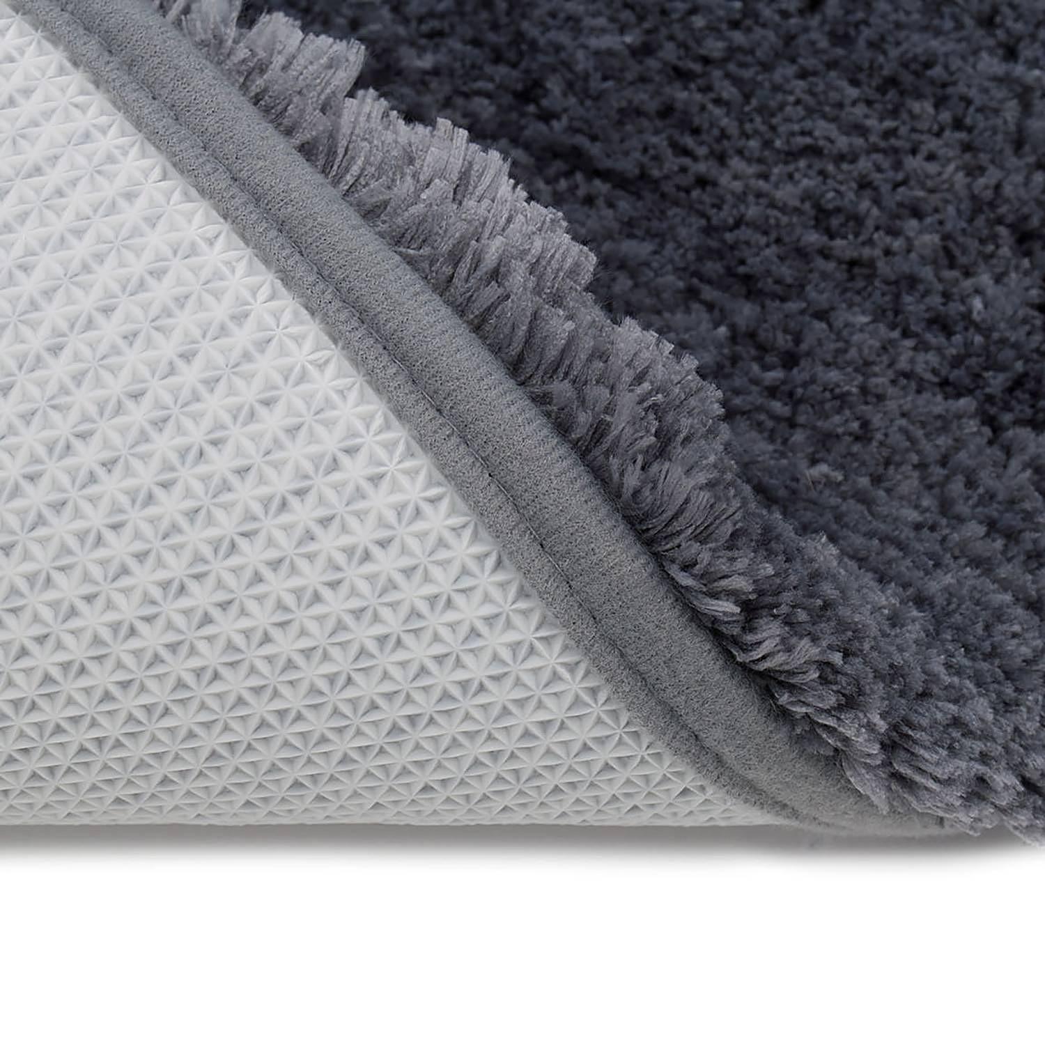 Badteppich Deluxe Typ B Polyester 50 x 45 cm Anthrazit 3