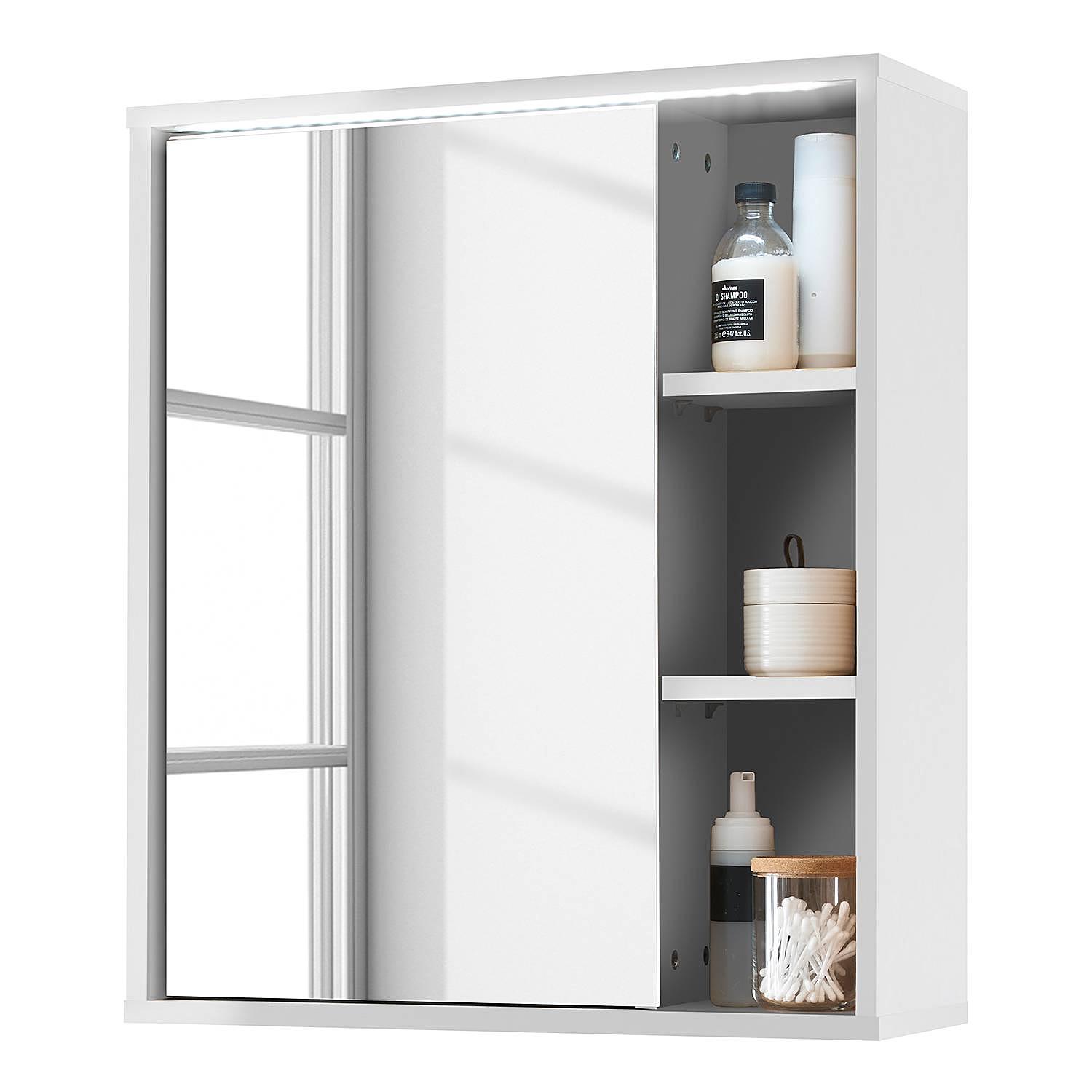 Spiegelschrank Astris Matt Weiß 0