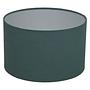 Runder Lampenschirm Baumwolle Blau 0