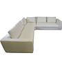Bergamo Ecksofa Salto-Leder 096 Schneeweiß 1