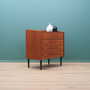Vintage Schminktisch Teakholz Braun 1960er Jahre 4