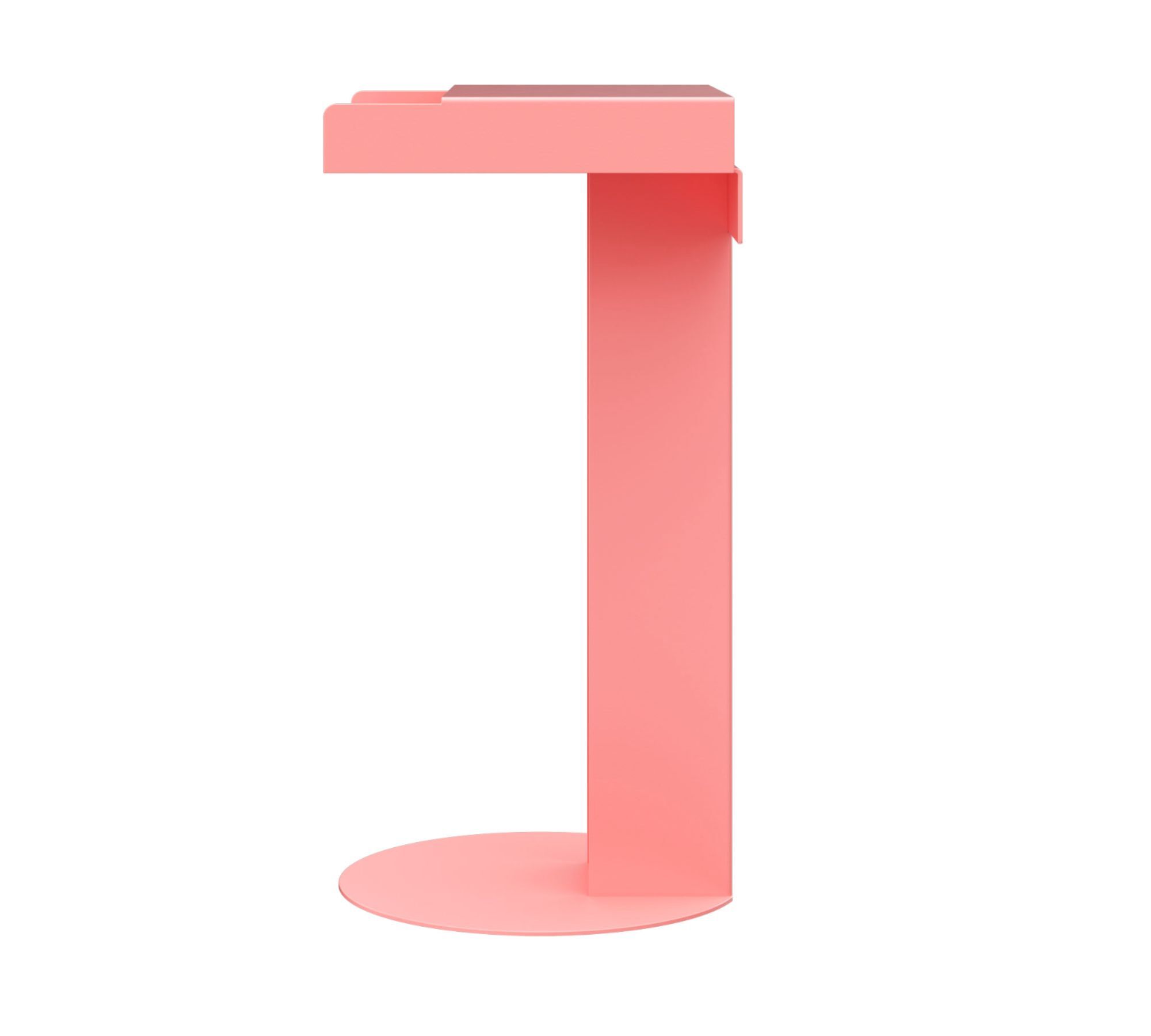 Meta Beistelltisch Stahl Pulverbeschichtet Rosa 1
