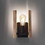 Log Wall Lamp Iron Eucalyptus 1-light 3