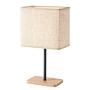 Tischleuchte Bozen Schwarz Beige 0