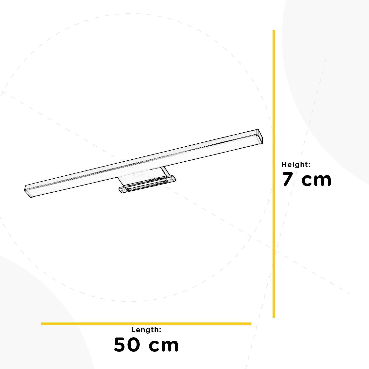 Victoria mirror light 1-bulb iron 1