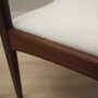 Vintage armchair Teak wood Textile Cream 1960s 9