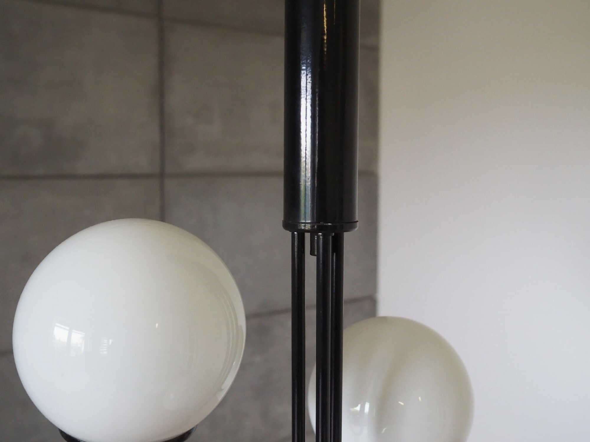 Vintage Pendant Lamp Glass Multicolored 1990s 3