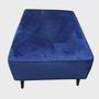 Hocker Samt Blau 1