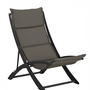 Hawaii beach chair metal textile anthracite 0