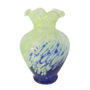 Vase Muranoglas Blau Grün 0