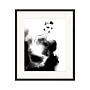 Fashion Art Print with Frame Black White 0