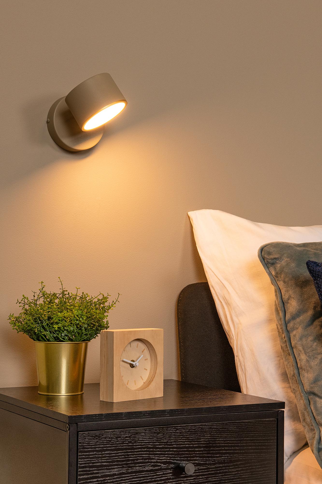 Gian LED-Wandleuchte Eisen Beige 2
