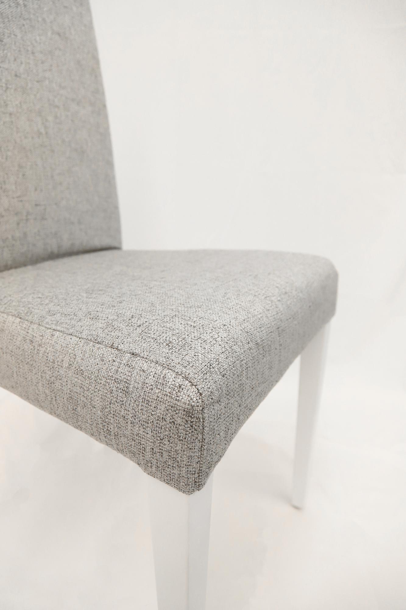 2x Teddy Dining Chair Wood Grey 2