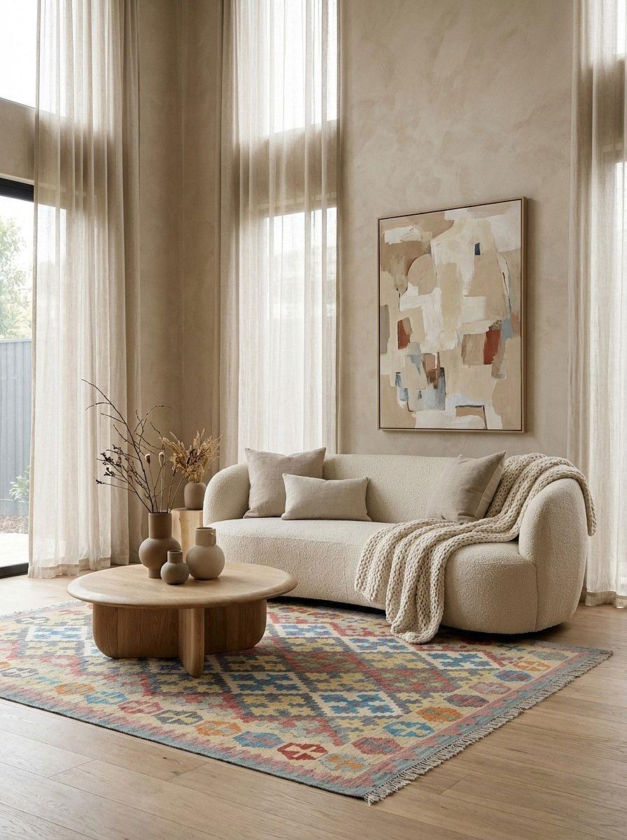 Kelim Gashgai Wool Multicolored 1