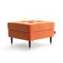Hocker Aldo Samt Orange 0
