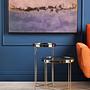 Allure Grey Mirror Hoher Beistelltisch
 4