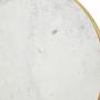 Pali Groß Beistelltisch, Antik-Messing Finish
 1