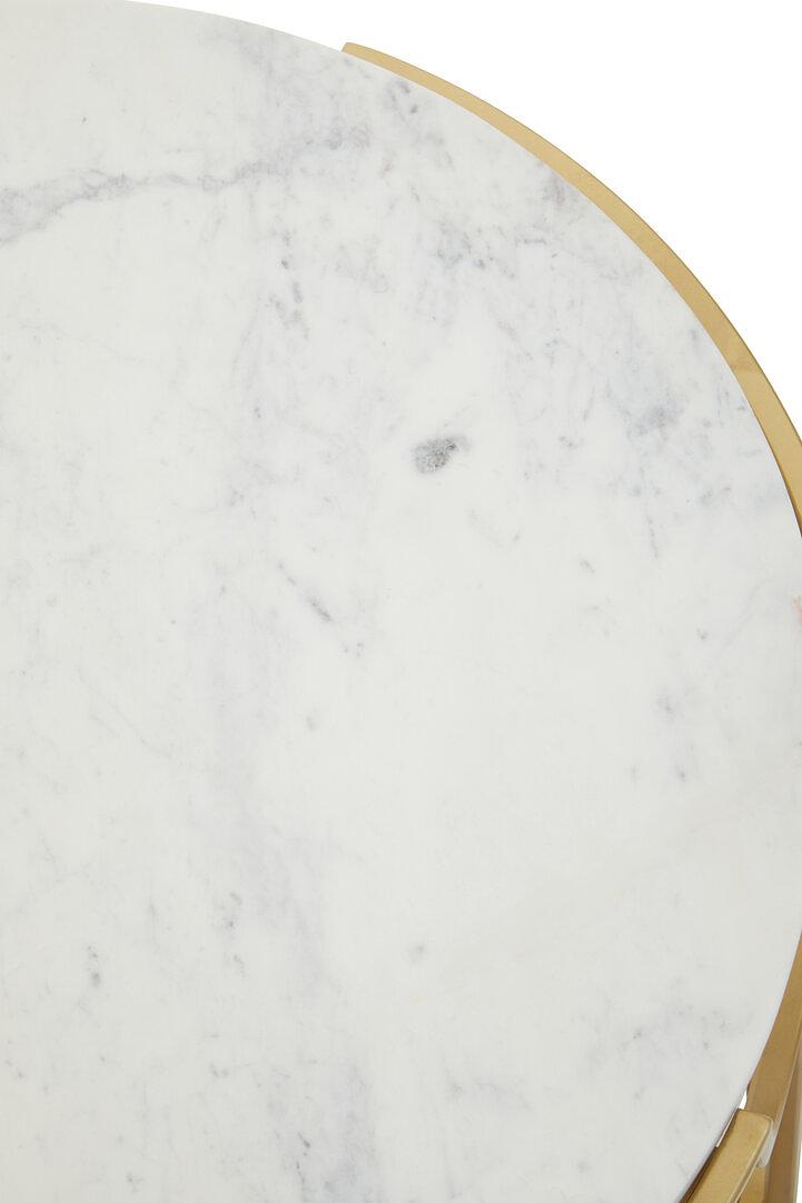 Pali Groß Beistelltisch, Antik-Messing Finish
 1