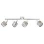 Alexia ceiling light 4-bulb iron mixed fabric 1