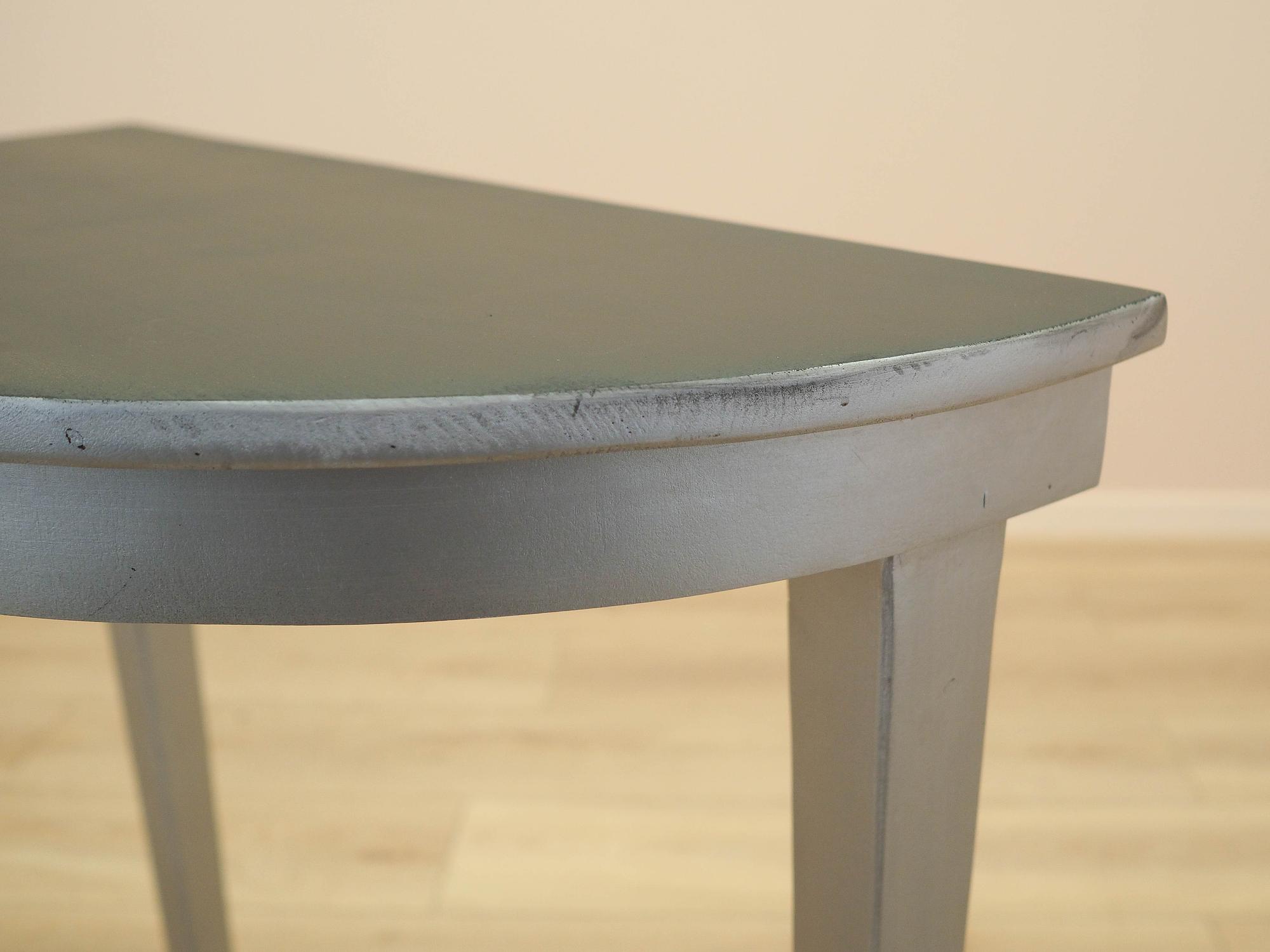 Pine wood console table 1960s 10