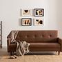 Hiko Sofa bed 3-seater Brown 1