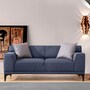 Modernes Sofa 2-Sitzer Blau 0