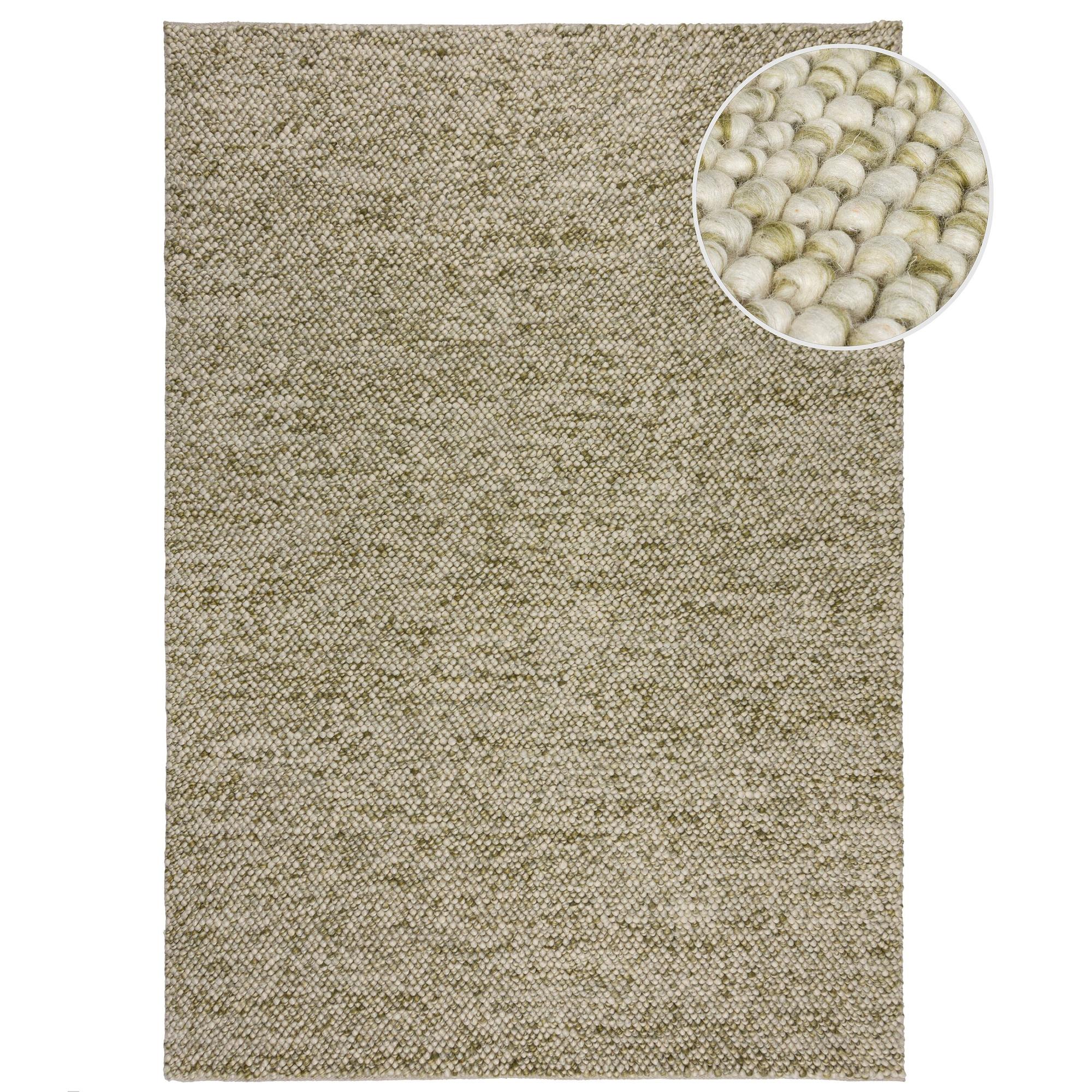 Minerals Carpet Wool Green 80x150cm 0