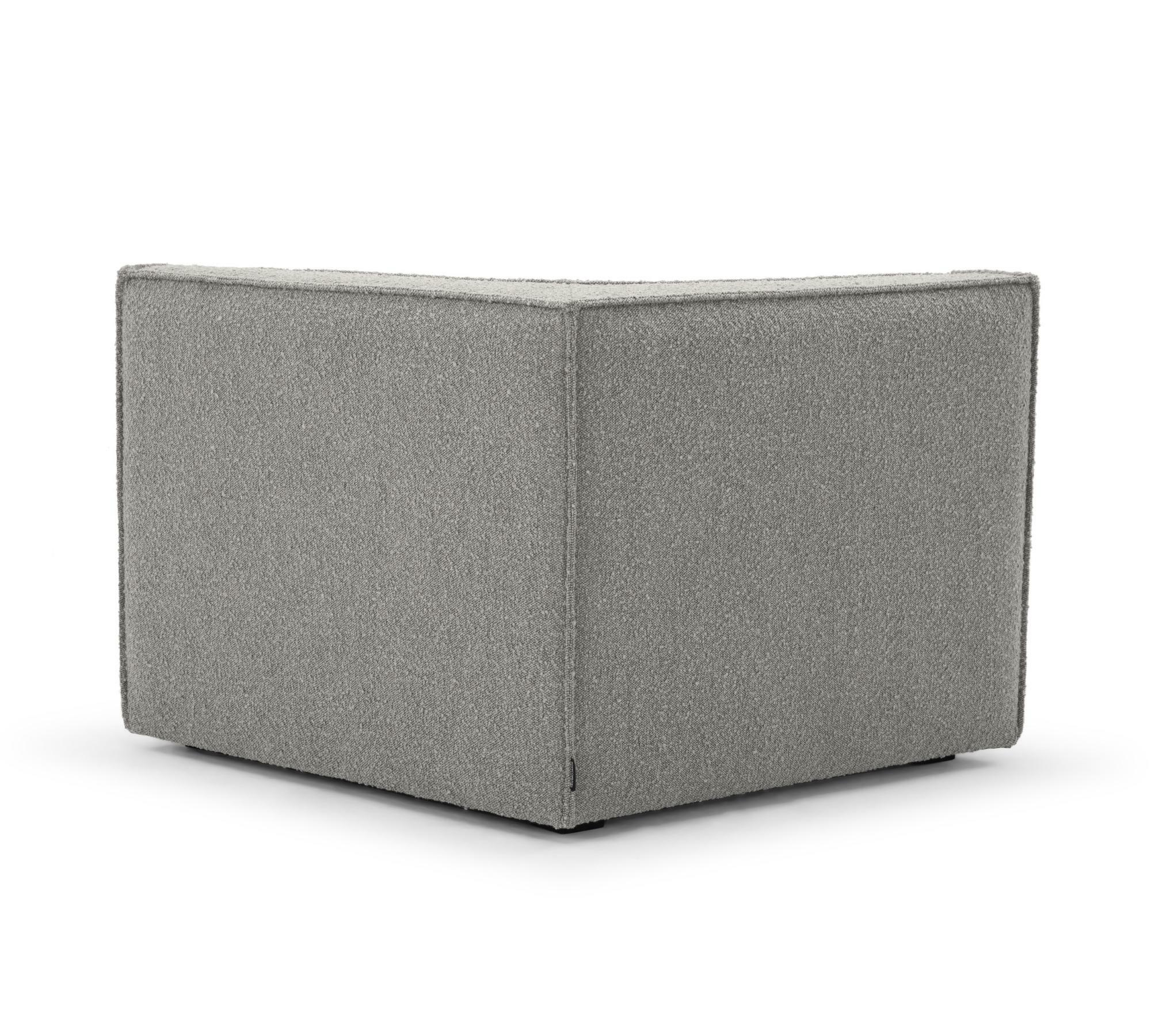 Dane 1-Seater Corner Module Right Maya Warm Grey 2