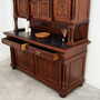 Vintage cabinet oak wood brown 4