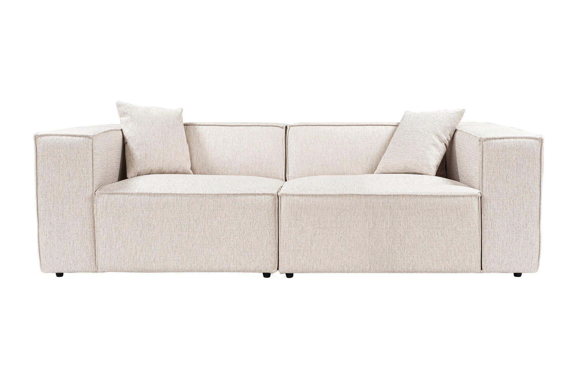 Lora 2-Sitzer Sofa Hellbraun 0