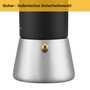Espressokocher Edelstahl 300 ml Schwarz 3