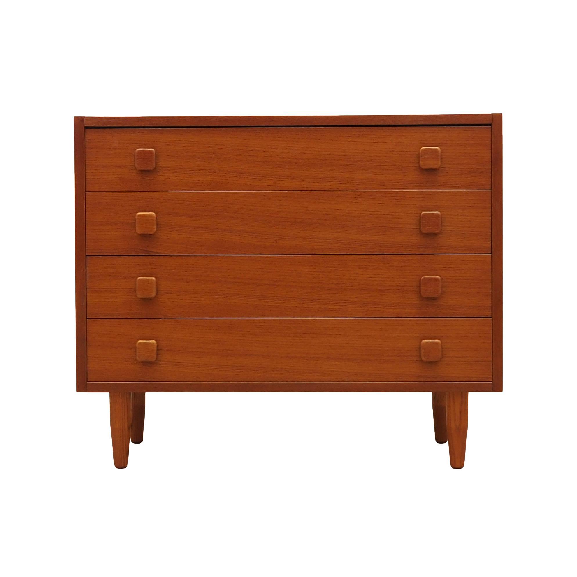 Teak-Kommode1970er Jahre Braun 0