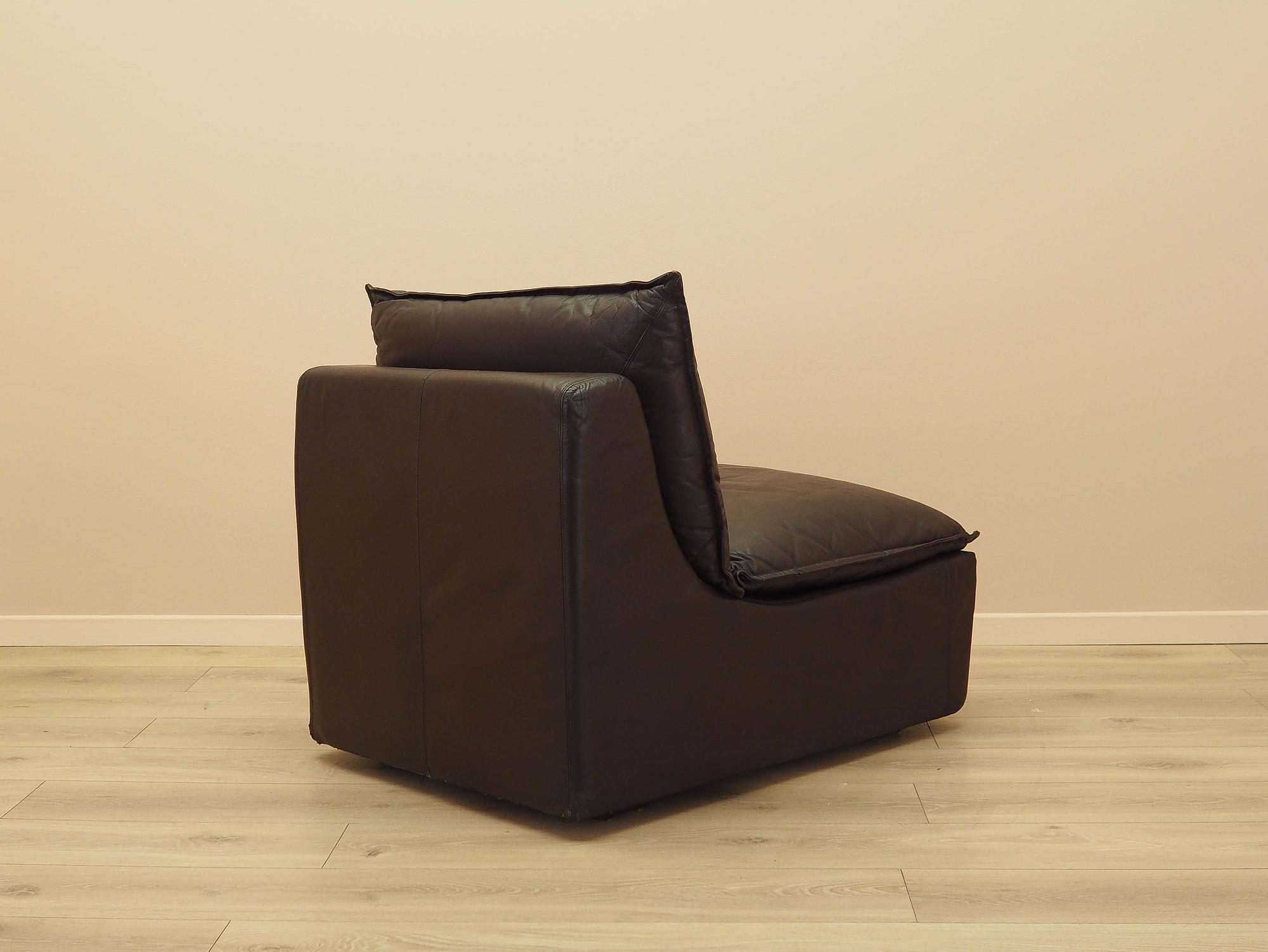 Leather armchair Brown 6