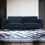 Maggie Sofa 3-Sitzer Velour Lux Navy 0