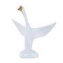 Porzellan-Gans-Figur Weiß 1960er Jahre 0