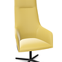 Alya Executive Armchair Aluminium Yellow 0