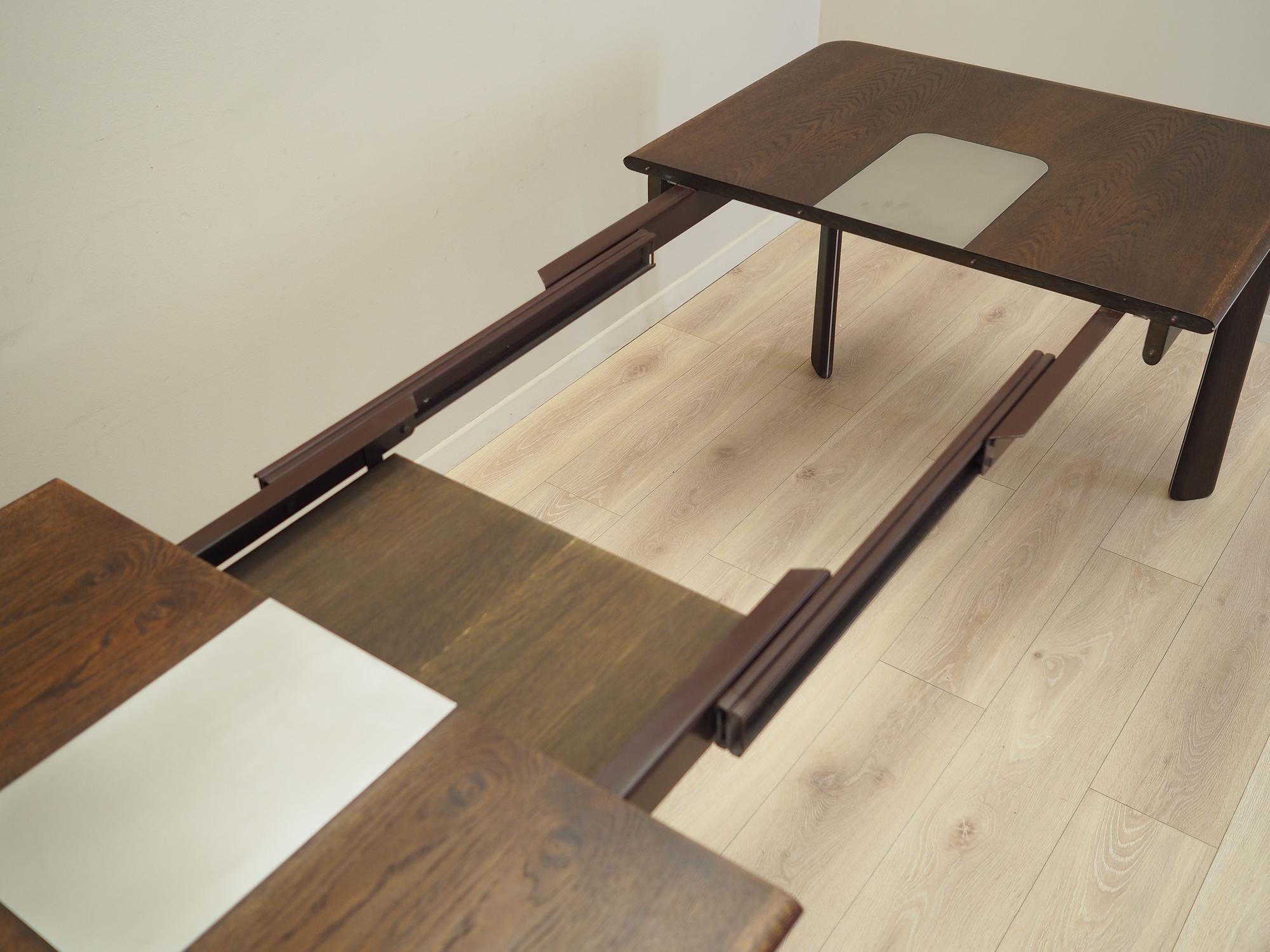 Dining table oak 1970s 14