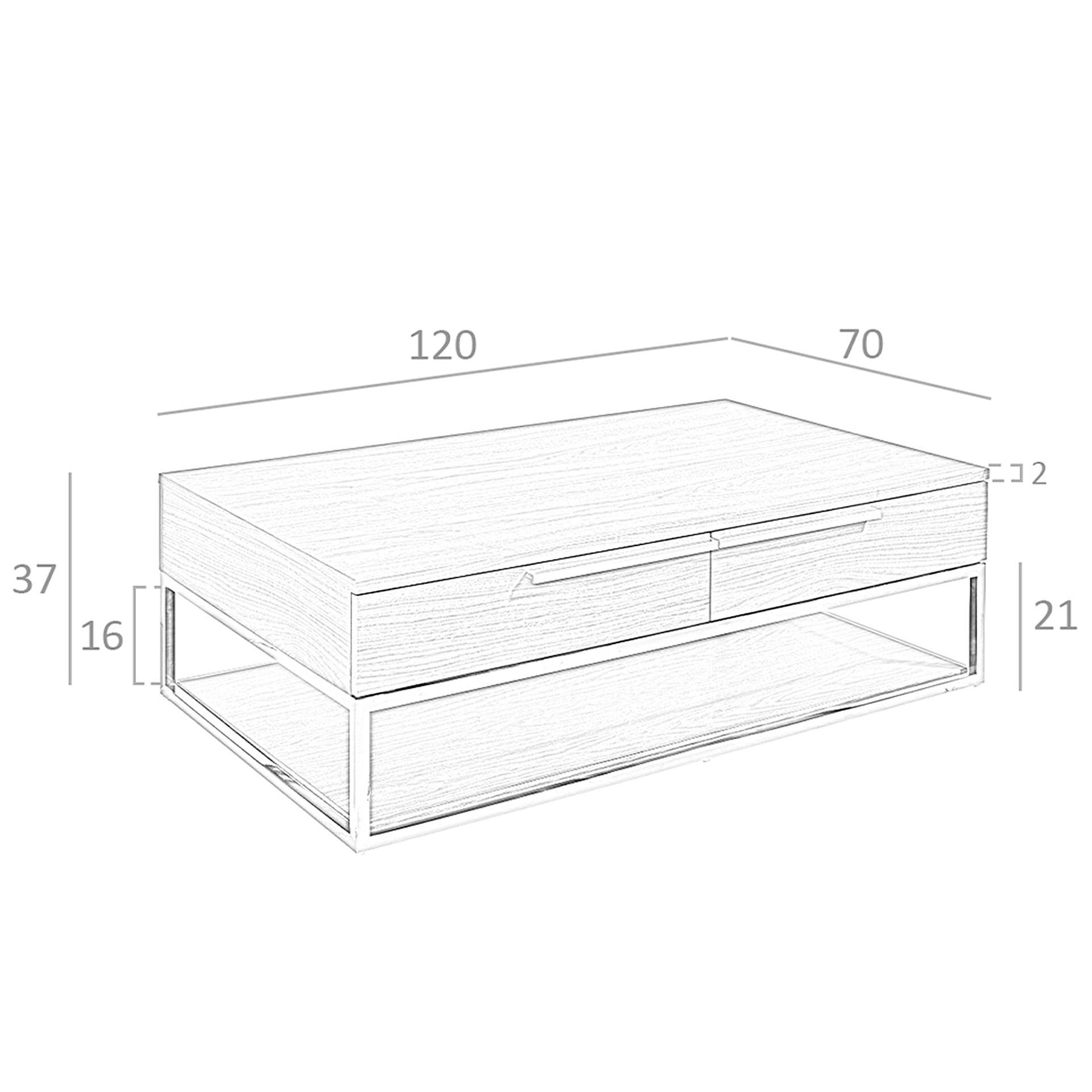 Coffee table brown 7