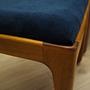 4x Dining chair Beech wood 1950s 4