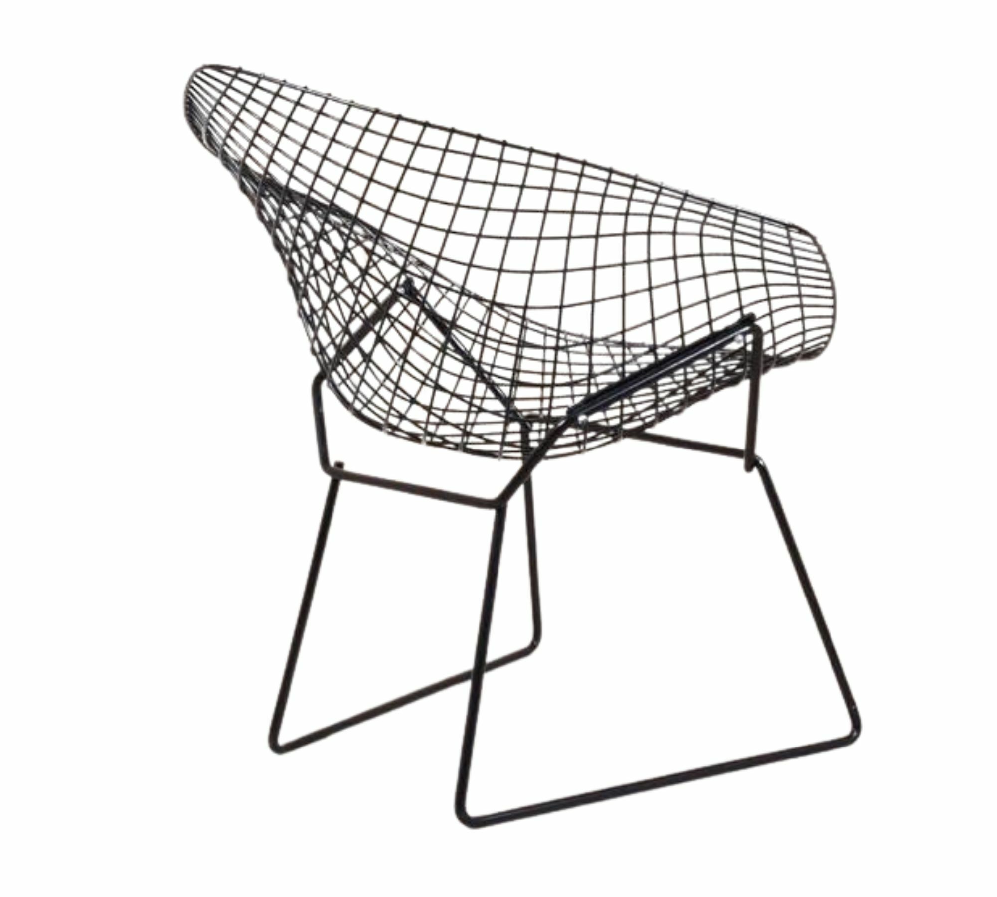 Bertoia Diamond Chair Schwarz  1