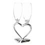 2x Love Champagnerglas Glas 0