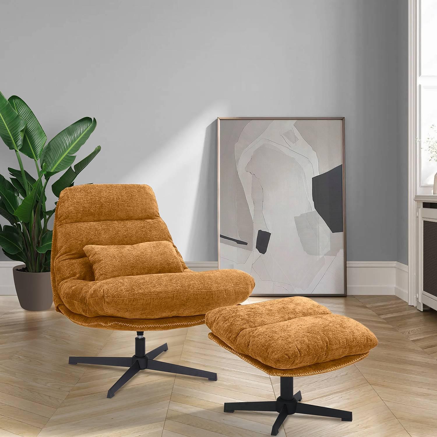 Recliner SKADO Mustard Yellow 2