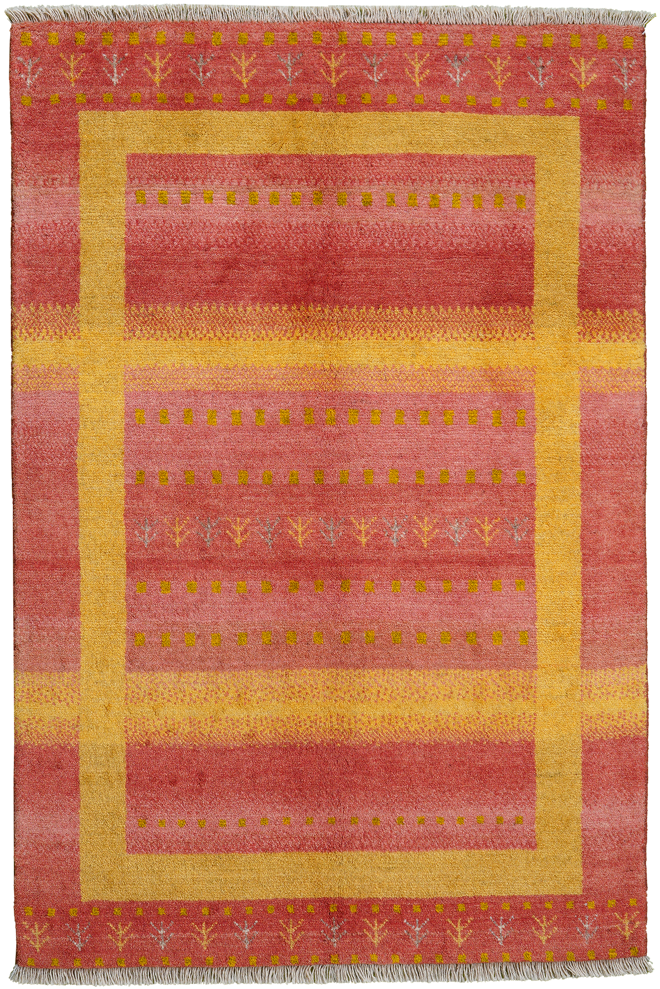 Rizbaf Gabbeh Carpet Wool Multicolor 0