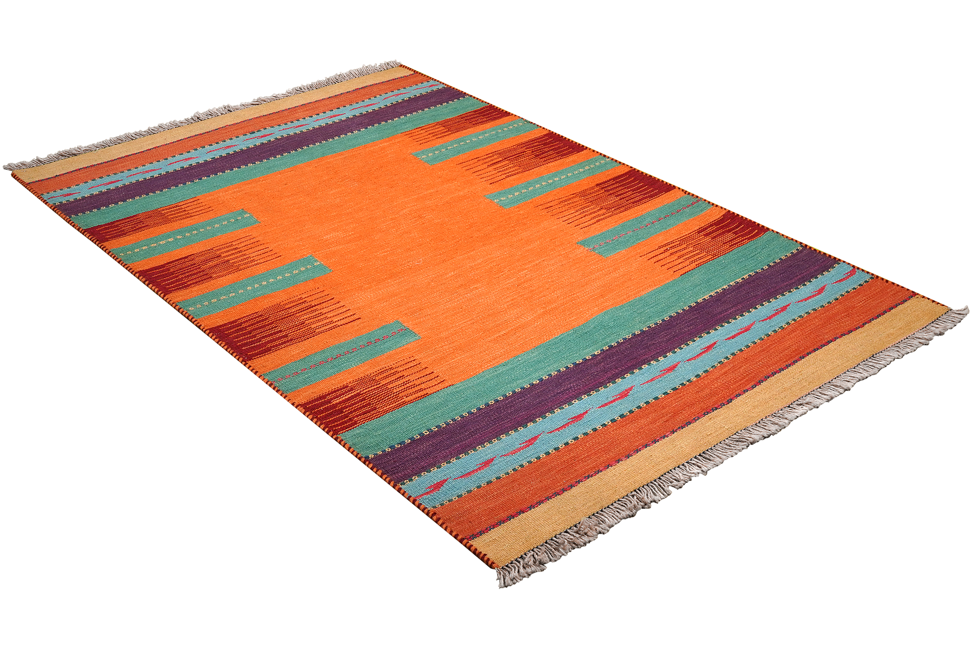 Kilim Gashgai Teppich Orange 2