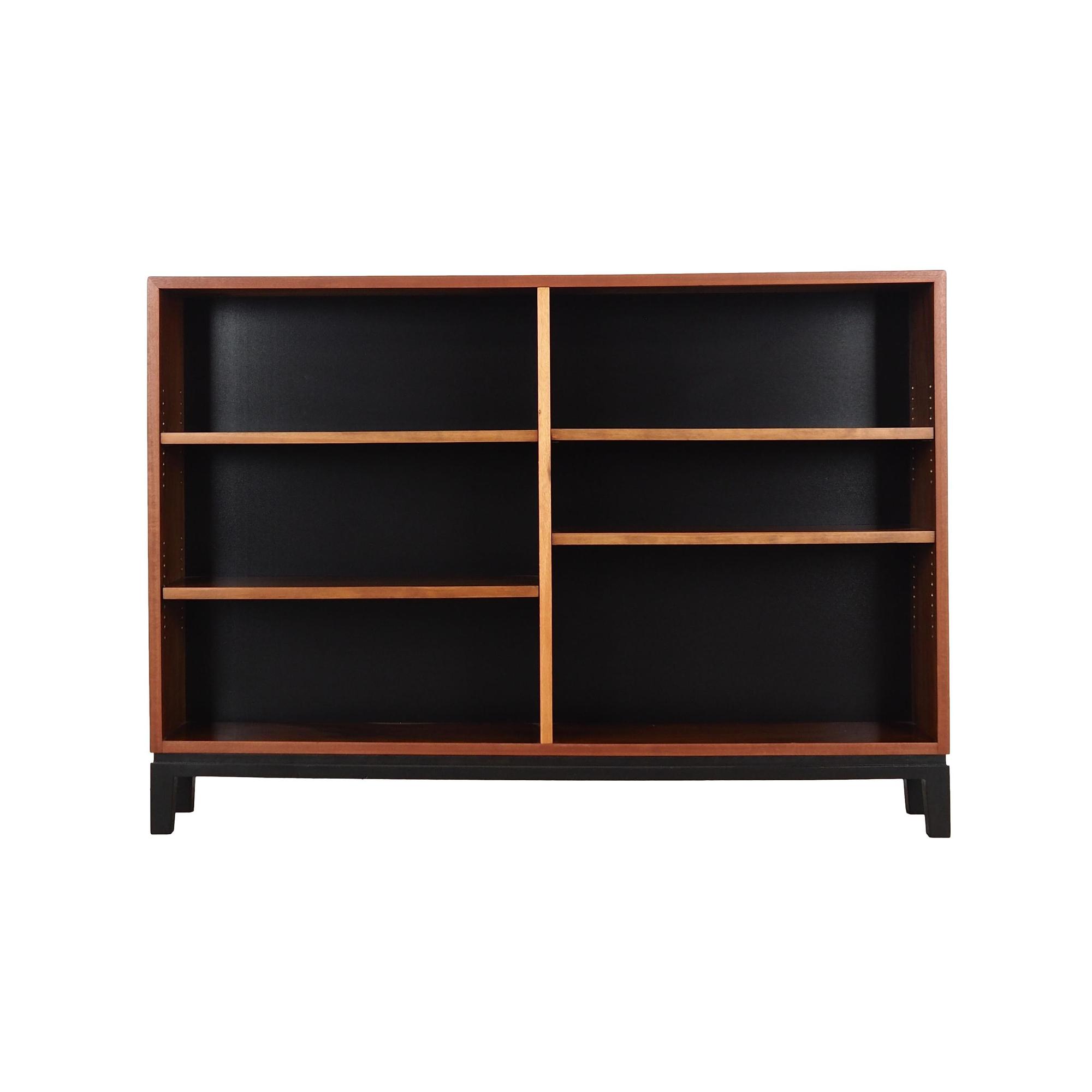 Nussbaum-Bücherregal Braun 1970er Jahre 0