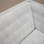 Vintage Sofa 3-Sitzer Eichenholz Textil Grau 1970er Jahre 11