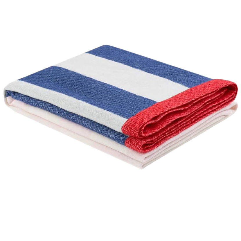 Striped Blanket Blue 3