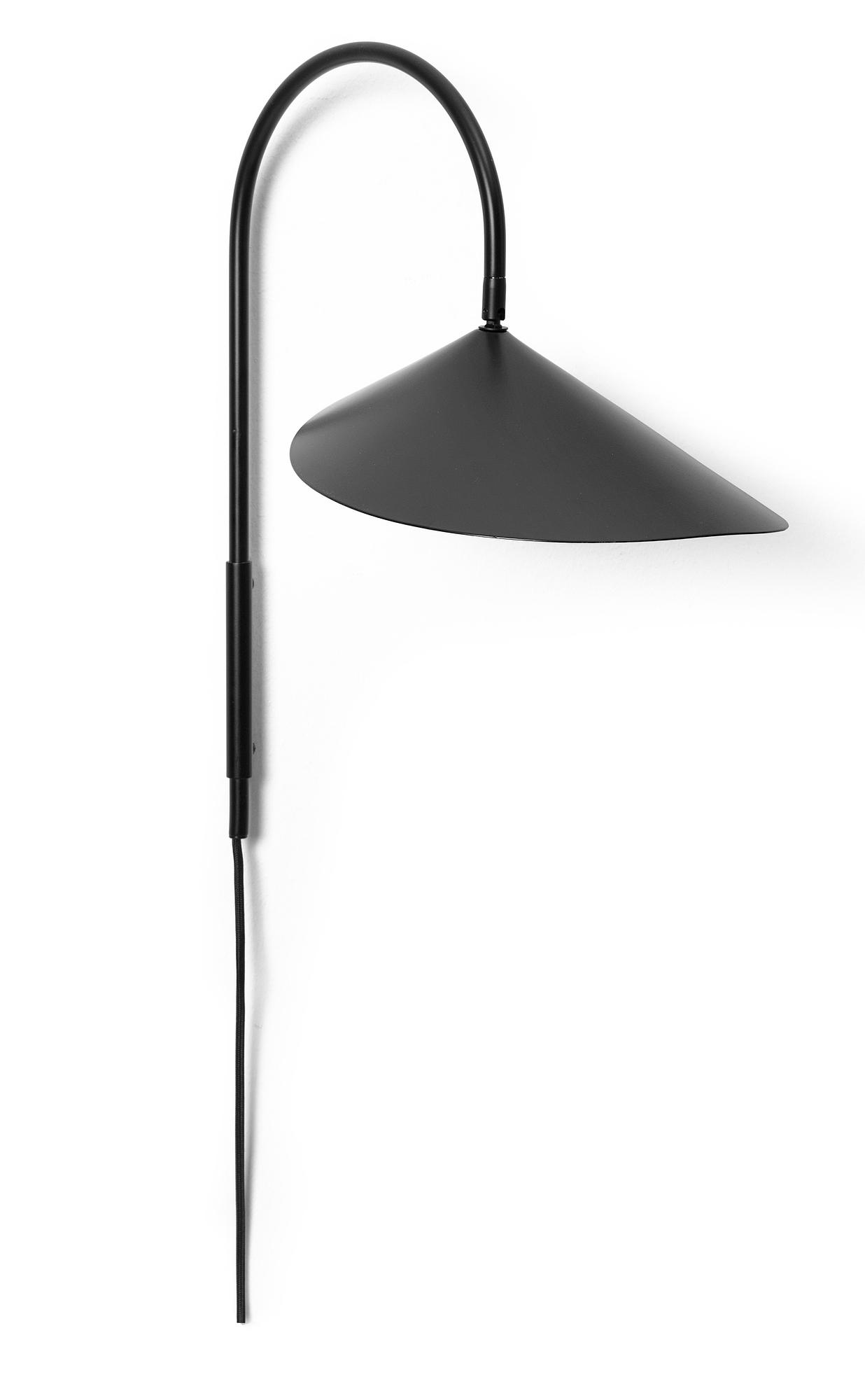 Arum Wandleuchte Drehbar Schwarz 0