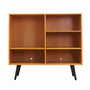 Bookshelf Wood Beige 1970s 0